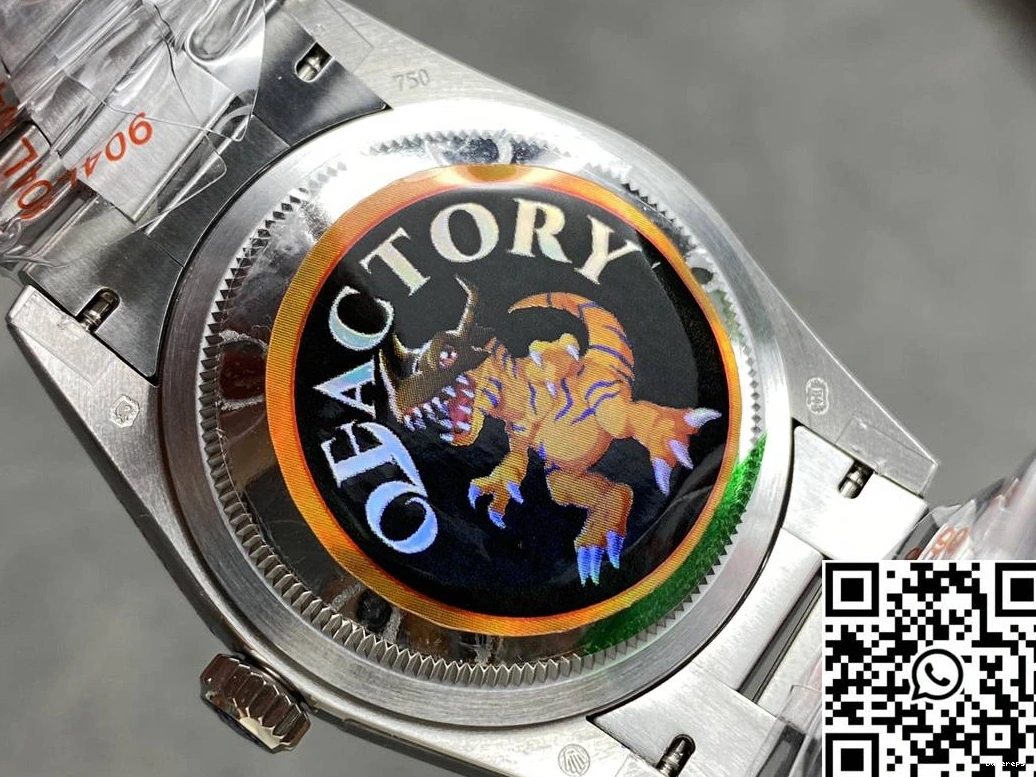 M128236-0009 QF Steel Factory Tungsten 36mm Date Day v5 Rolex Blue Dial 0328